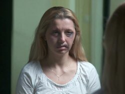 HD: Abused Wife In Despair Stock Footage