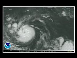 Satellite images of Hurricane Felix News Clip