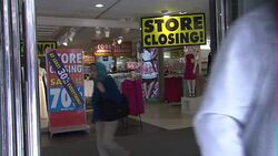 BHS store with 'Closing Down' posters News Clip