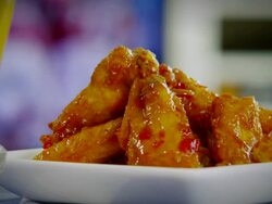 BUFFALO CHICKEN WINGS Stock Footage