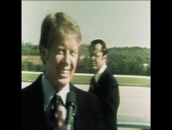 SYND 9 4 77 PRESIDENT CARTER COMMENTS ON USSR ARMS TALKS News Clip