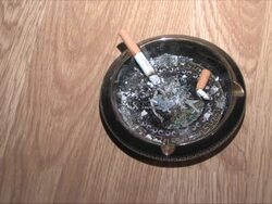 Smoking cigarette Stock Footage