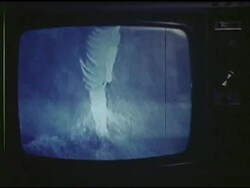 ABC News - producing the live evening news Stock Footage