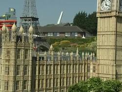 Tilt Up Shot Mini Europe Brussels Belgium Stock Footage