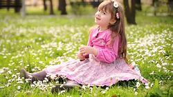 Girl blowing bubbles Stock Footage