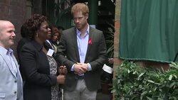 Prince Harry visits Leicester Aids Support Service News Clip
