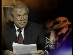 Bush's weekly radio address druing his trip to Asia News Clip