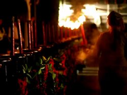 Memory ceremony in Israel Stock Footage