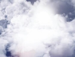 Flying in the clouds Stock Footage