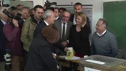CLEAN : Turkish opposition leader Kilicdaroglu casts vote News Clip