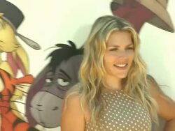 Busy Philipps at the 'Winnie The Pooh' Honey-Colored-Carpet Premiere at Burbank CA. (Footage by WireImage Video/Getty Images Entertainment Video) Stock Footage