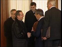 Vatican foreign minister meets Russian counterpart News Clip