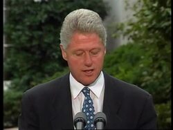 USA - Clinton speaks on Middle East violence News Clip