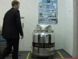 VOICED: Brain freezer in Russia claims secret of eternal life News Clip