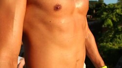 Man training Stock Footage