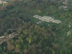 AERIAL Kew Gardens Stock Footage