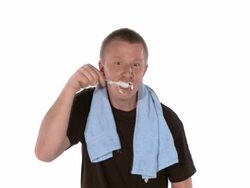 Brushing teeth Stock Footage