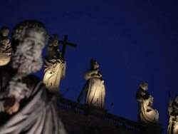 General views Around Vatican City Stock Footage