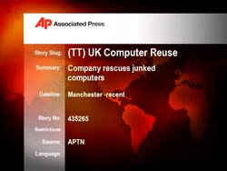 Company rescues junked computers News Clip