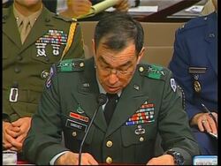 Senior military officials at senate hearing News Clip