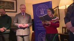 Prince Charles meets members of Inuit community visiting Wales from Canada News Clip