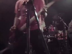 Hard Core Rock band on stage. Stock Footage