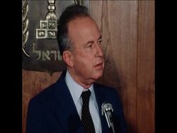 SYND 14 3 77 PRIME MINISTER RABIN PRESS CONFERENCE AFTER MEETING PRESIDENT  CARTER IN WASHINGTON News Clip