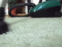 Vacuum cleaning Stock Footage