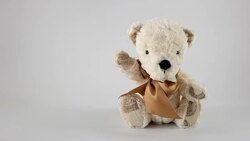 bear toy Stock Footage