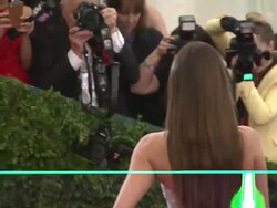 Sofia Vergara at "Schiaparelli And Prada: Impossible Conversations" Costume Institute Gala Stock Footage