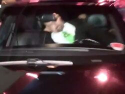 Kym Johnson and Cheryl Burke depart Chateau Marmo Stock Footage