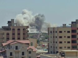 IDF Airstrikes In Beit Lahiya area of Gaza News Clip