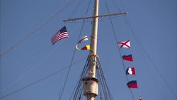 Queen Mary off Long Beach News Clip