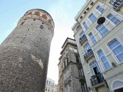 Galata Tower Stock Footage