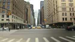 New York City Streets Zoom Stock Footage