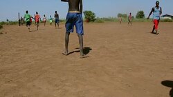 Soccer in Africa Stock Footage