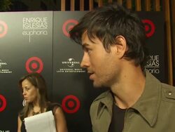 INTERVIEW: Enrique Iglesias on the new album, how it feels to create his first bilingual album, about his partnership with Target (Footage by WireImage Video/GettyImages) Stock Footage