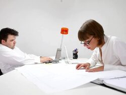 Working at office (HD) Stock Footage