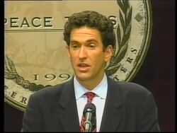 USA - James Rubin gives presser on Mid East talks News Clip