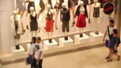 Shopping Mall Consumerism Stock Footage