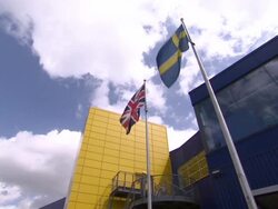 IKEA furniture shop exterior shots News Clip