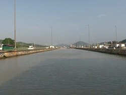 Panama Canal Stock Footage