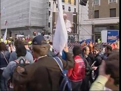 Preparations for the inauguration of Pope Benedict News Clip