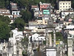 Rio de Janeiro  - Cemetery of Saint John the Baptist Stock Footage