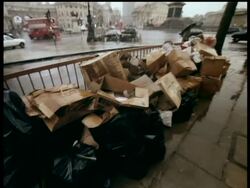 RUBBISH IN LEICESTER SQUARE News Clip