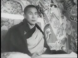 The Dalai Lama sits for a portrait. News Clip