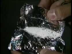Close-ups of drug use Stock Footage