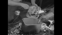 US troops relaxing on Kwajalein Atoll in Marshall Islands during World War II News Clip