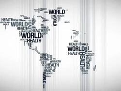 World Health Map Stock Footage