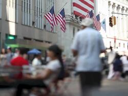 Wall Street New York City Stock Footage